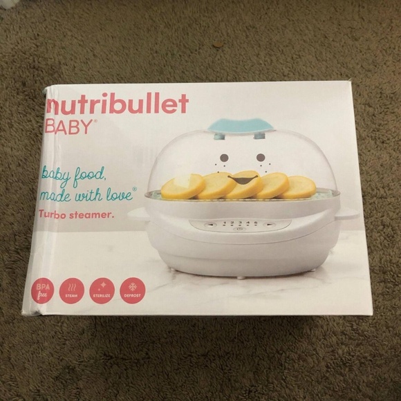 Nutribullet Baby Turbo Steamer / Defrost Food / Sterilize Baby Bottles - Picture 1 of 16